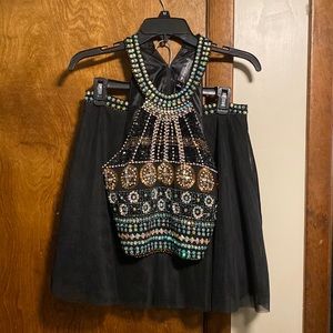 A dress used for a homecoming dance.